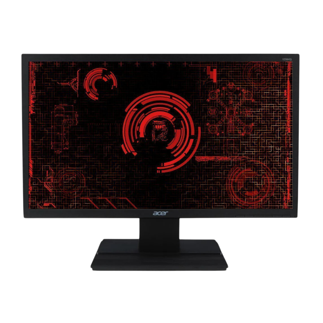 Discount PC- Acer V206HQL facing forward 