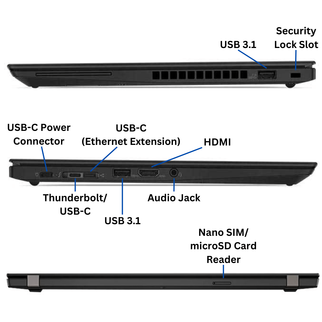 Lenovo ThinkPad 14&quot; T490 i7 Gen 8 Laptop | Windows 11 | Grade C