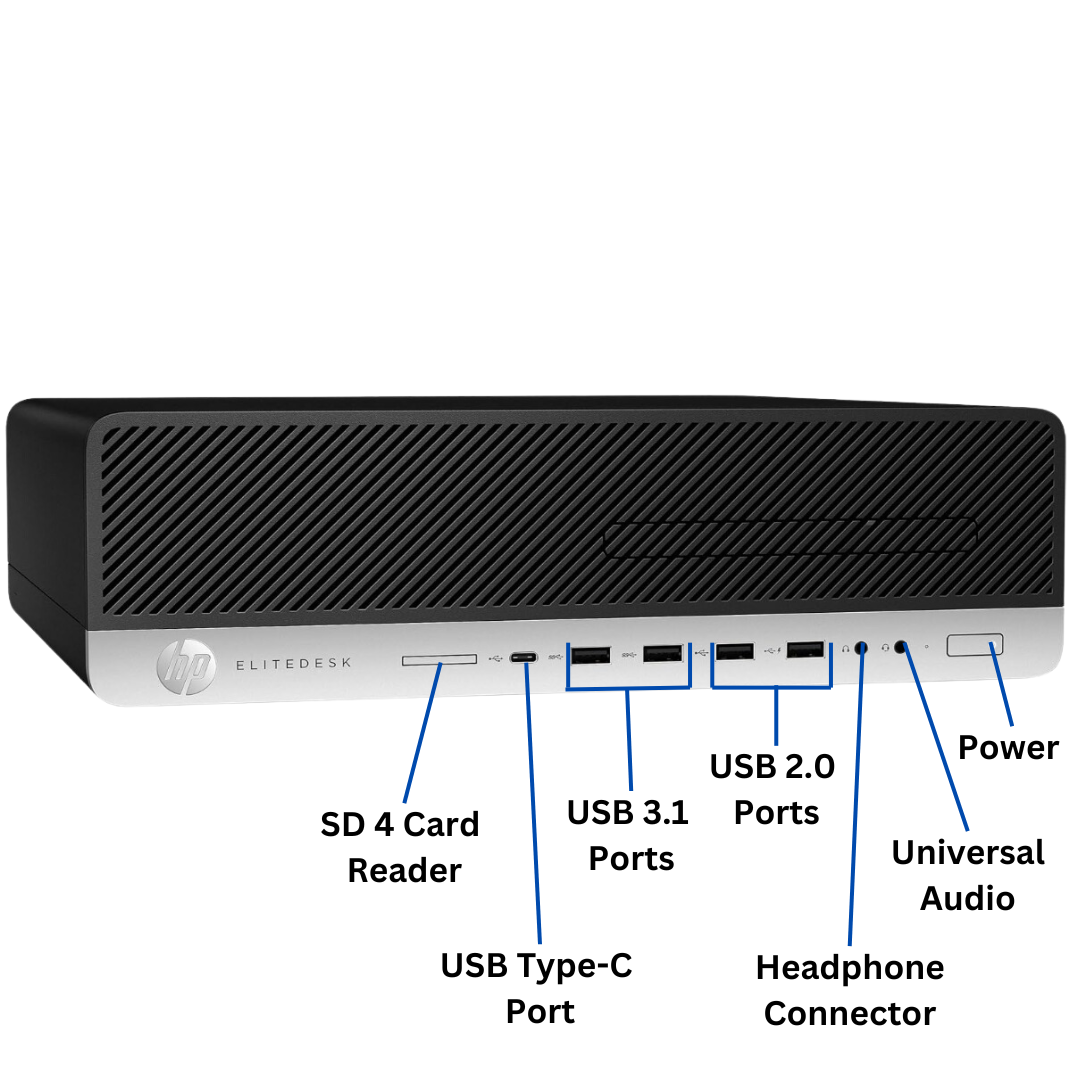 Discount PC - HP EliteBook 800 G4 SFF Ports desktop 