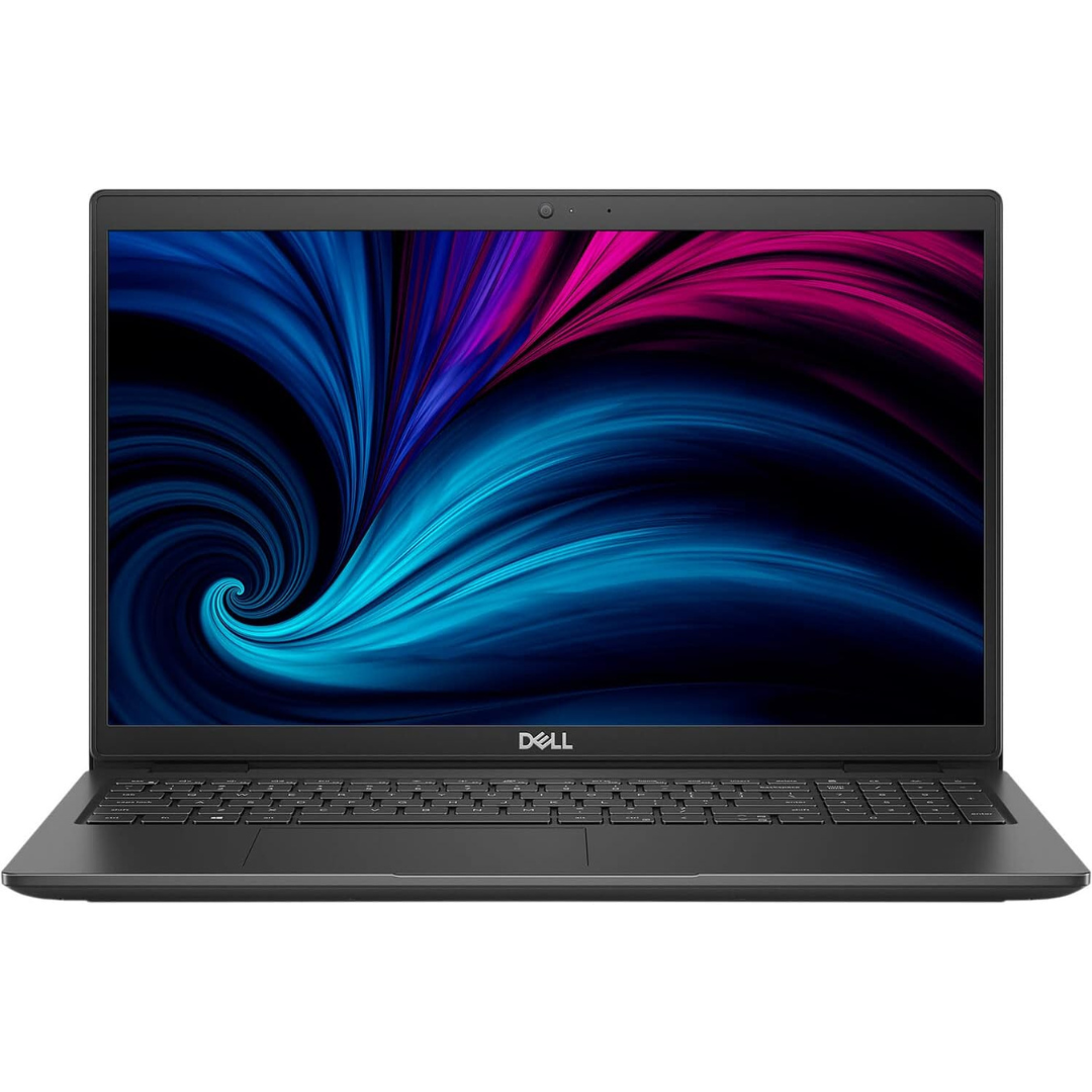 Discount PC - Front view of opened Dell Latitude 3520 Notebook.