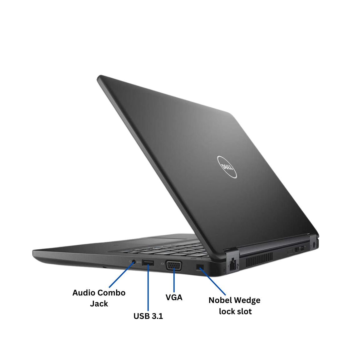 Discount PC - right view of Dell Latitude 5480 Laptop ports