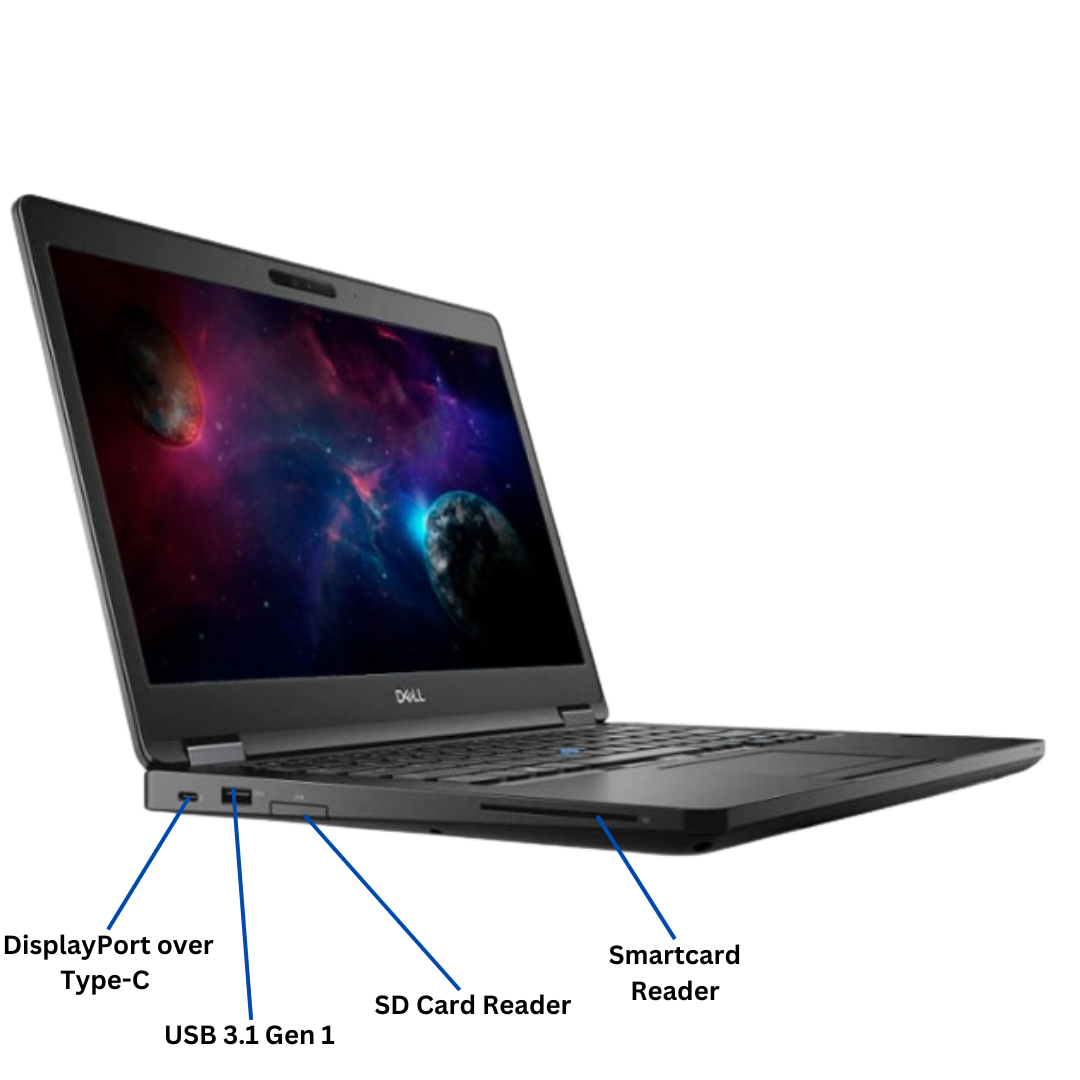 Discount PC- 5495 Ryzen 5 laptop left side view 