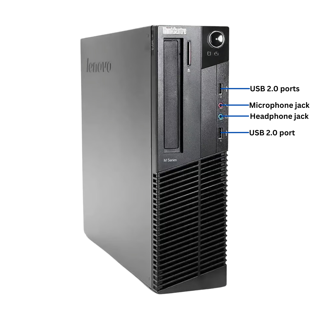 Discount PC- M92P SFF i5 gen 3 front view ports