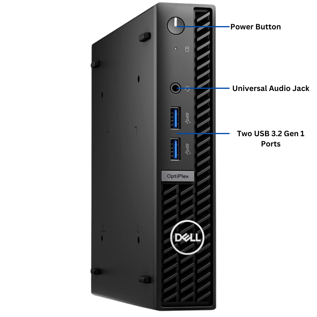 Discount PC- 7010 MFF i5 gen 13 side view ports