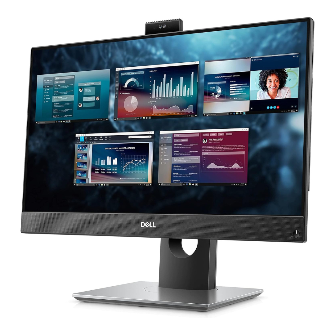 Front view of Dell OptiPlex 5490 All-in-One Desktop