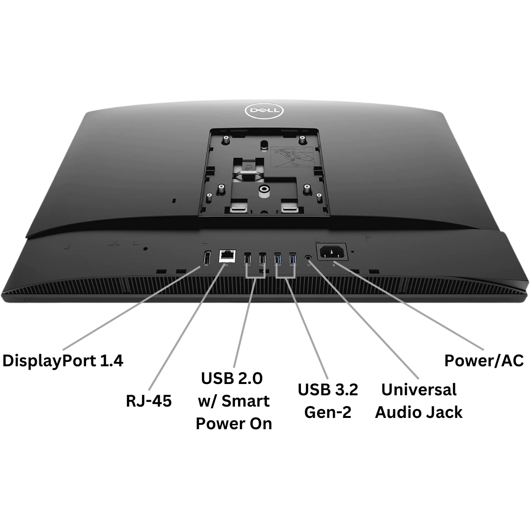 Dell OptiPlex 5490 All-in-One Desktop Port Diagram