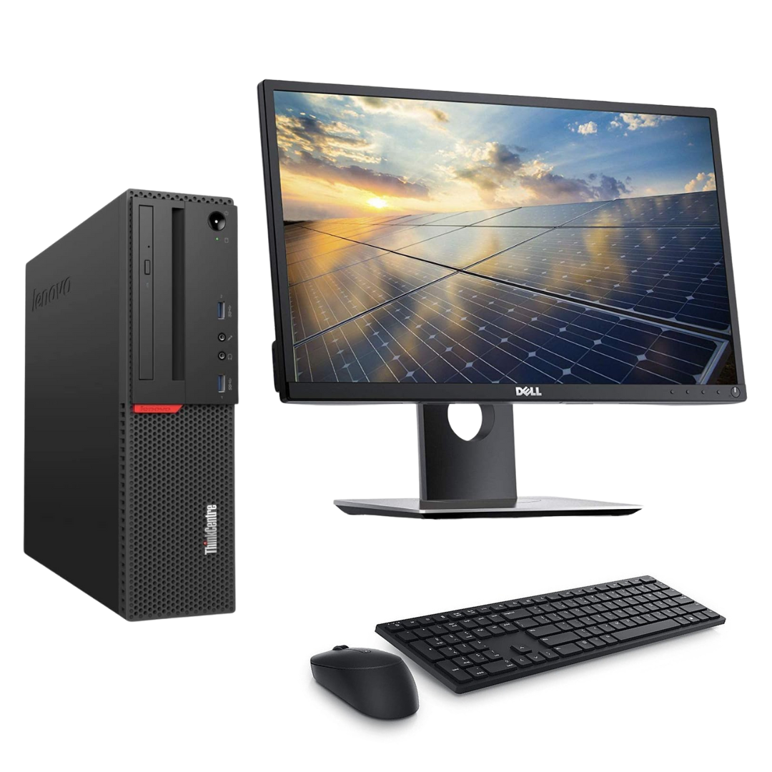 Discount PC - Lenovo ThinkCentre M900 Small Form Factor Bundle w/ 22" Monitor & Dell Keyboard/Mouse