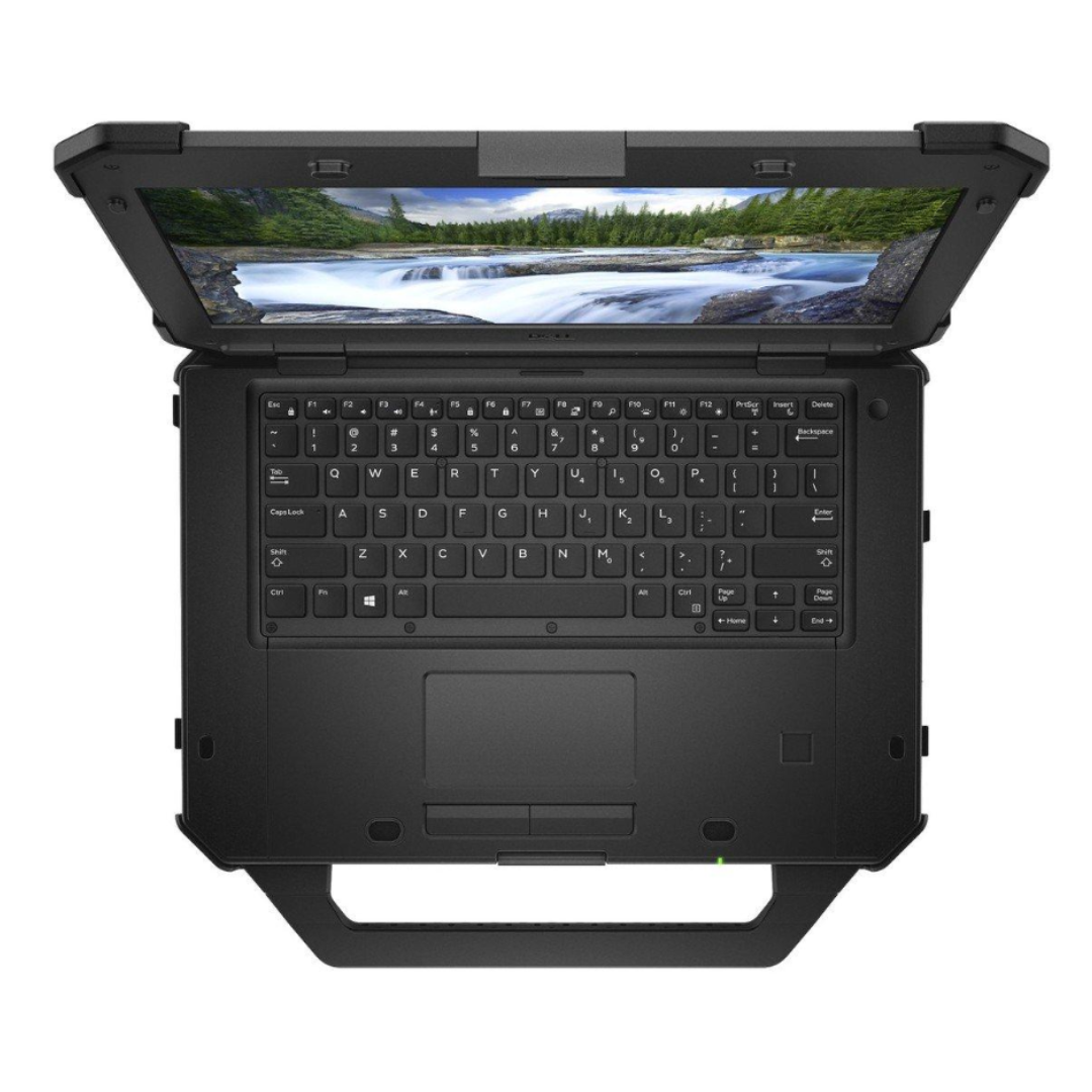 Discount PC - Overhead-view of Dell Latitude 14&quot; 5420 i5 Rugged Touchscreen Laptop.