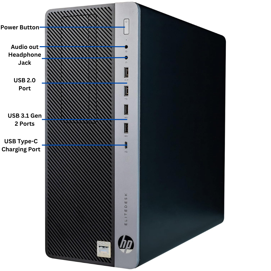 Discount PC- 800 G4 Tower i7 gen 8 port diagram