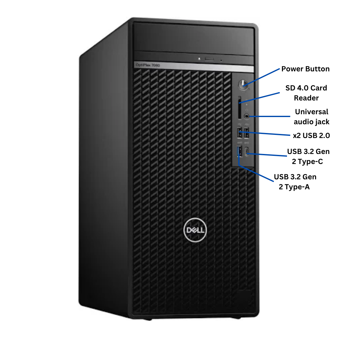 Discount PC- 7080 MT i5 gen 10 front port diagram 