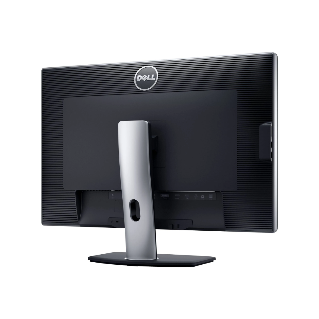Dell computer monitor on a white background