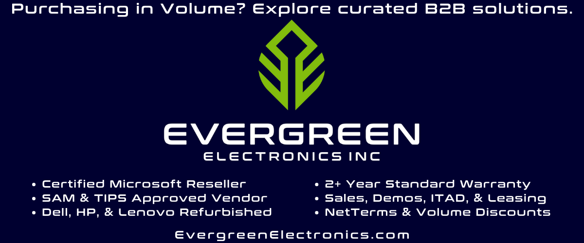Evergreen Electronics Inc. Parent Company that deals in B2B.