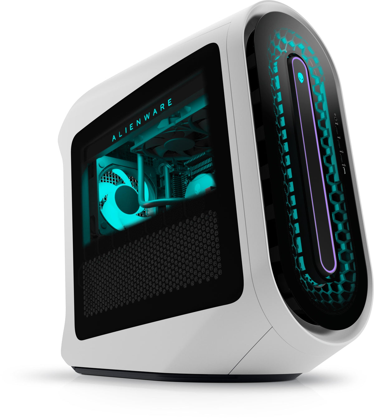 Alienware Aurora R14 Gaming Desktop - Lunar Light - Clear Panel