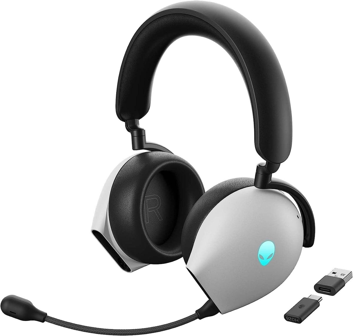 Alienware AW920H Wireless 7.1 Gaming Headset - White - DiscountPC.com