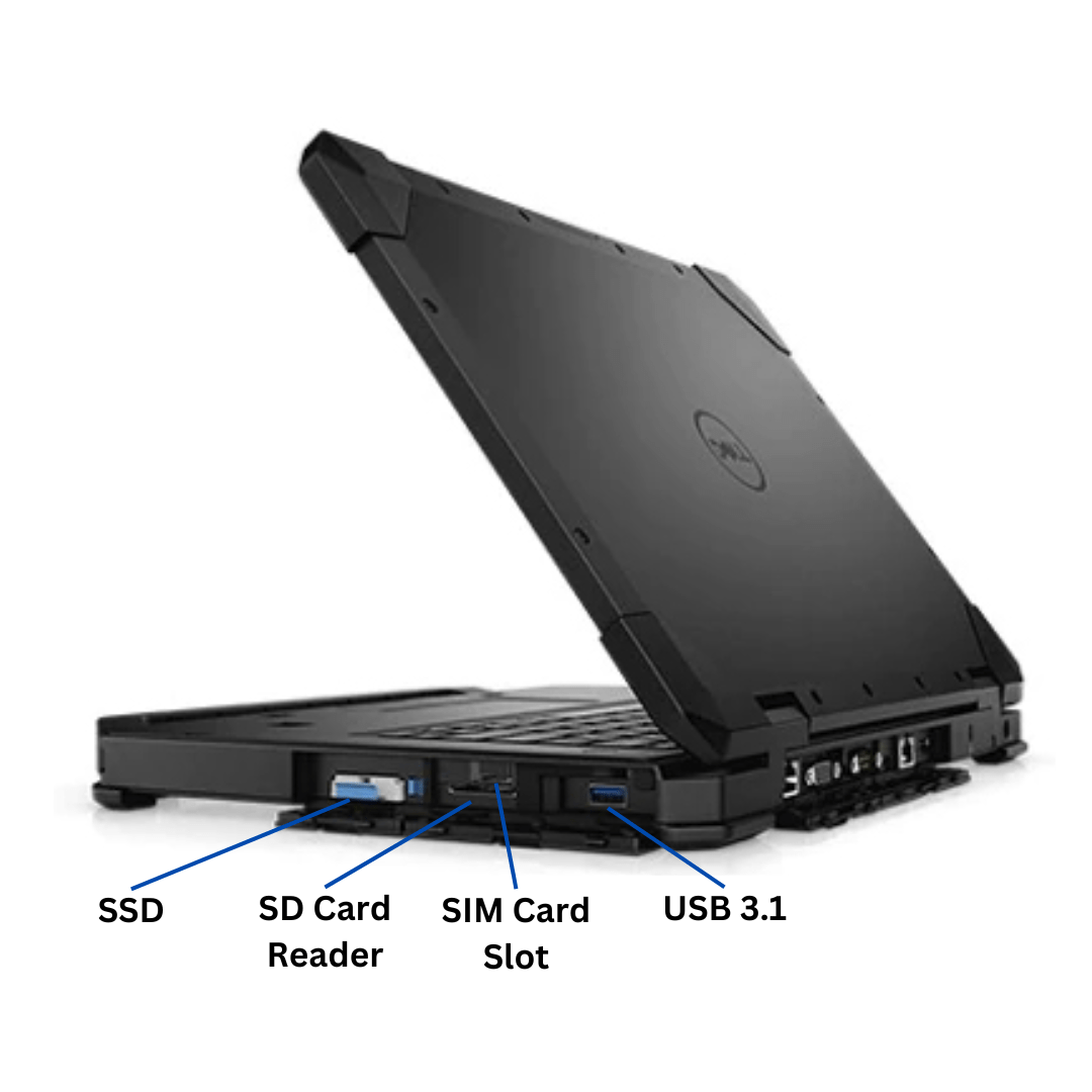 Computer Right Side Dell Latitude 14