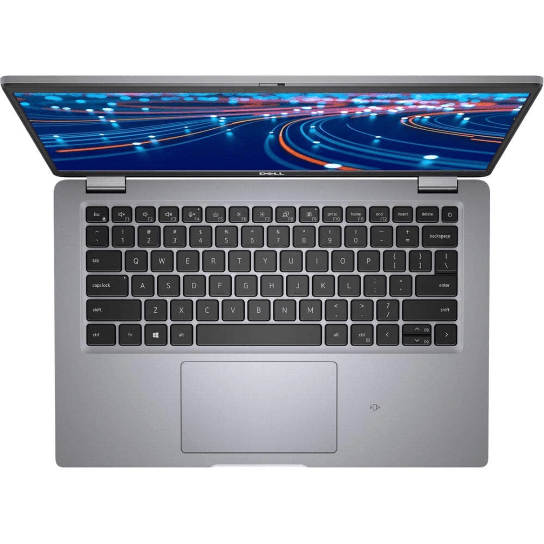 Discount PC - Overhead view of Dell Latitude 5420 laptop.