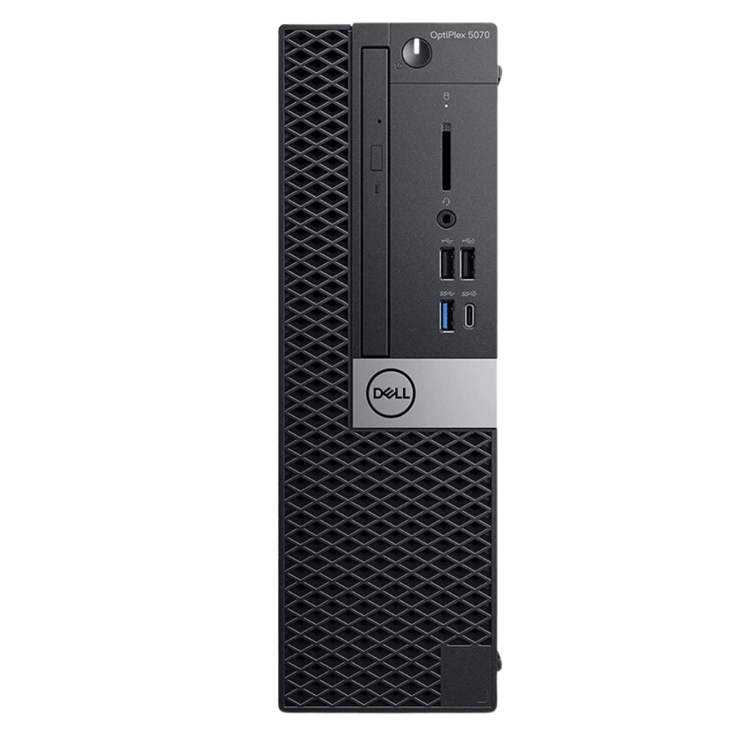 Discount PC - front view of Dell Optiplex 5070 Small Form Factor Desktop