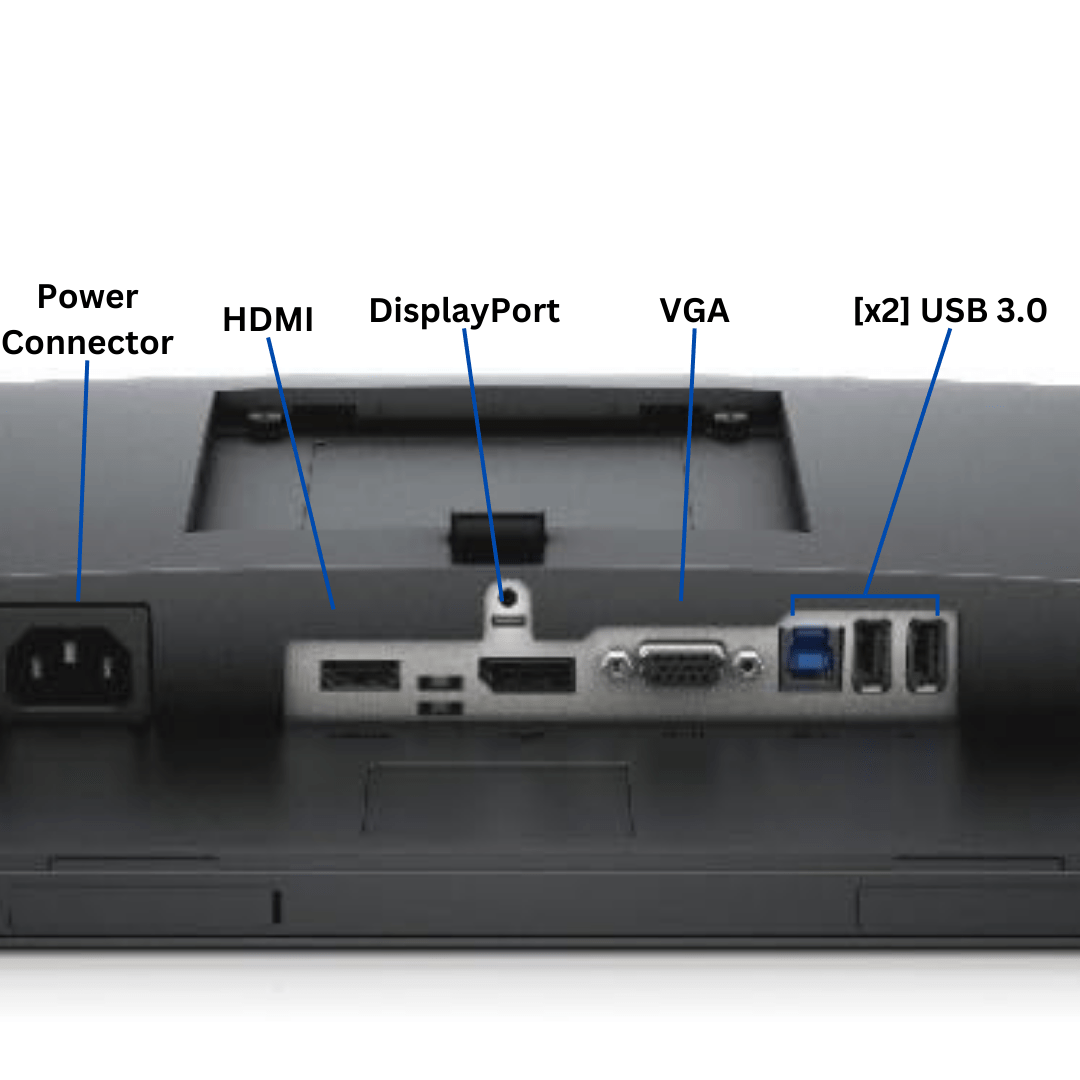 Discount PC - P2417H Monitor - Ports