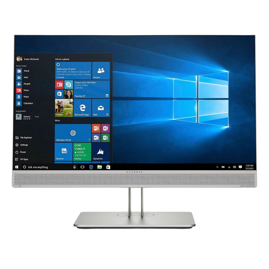 HP EliteOne 23.8" 800 G5 i7 Gen 9 All-In-One Desktop | 8GB RAM | 256GB SSD | Windows 11 Pro