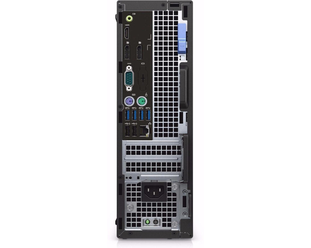 Discount PC - back view of Dell Optiplex 7040 i5 Small Form Factor ports