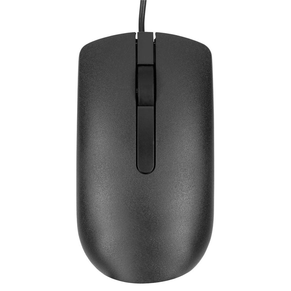 top view of dell usb mouse MS116