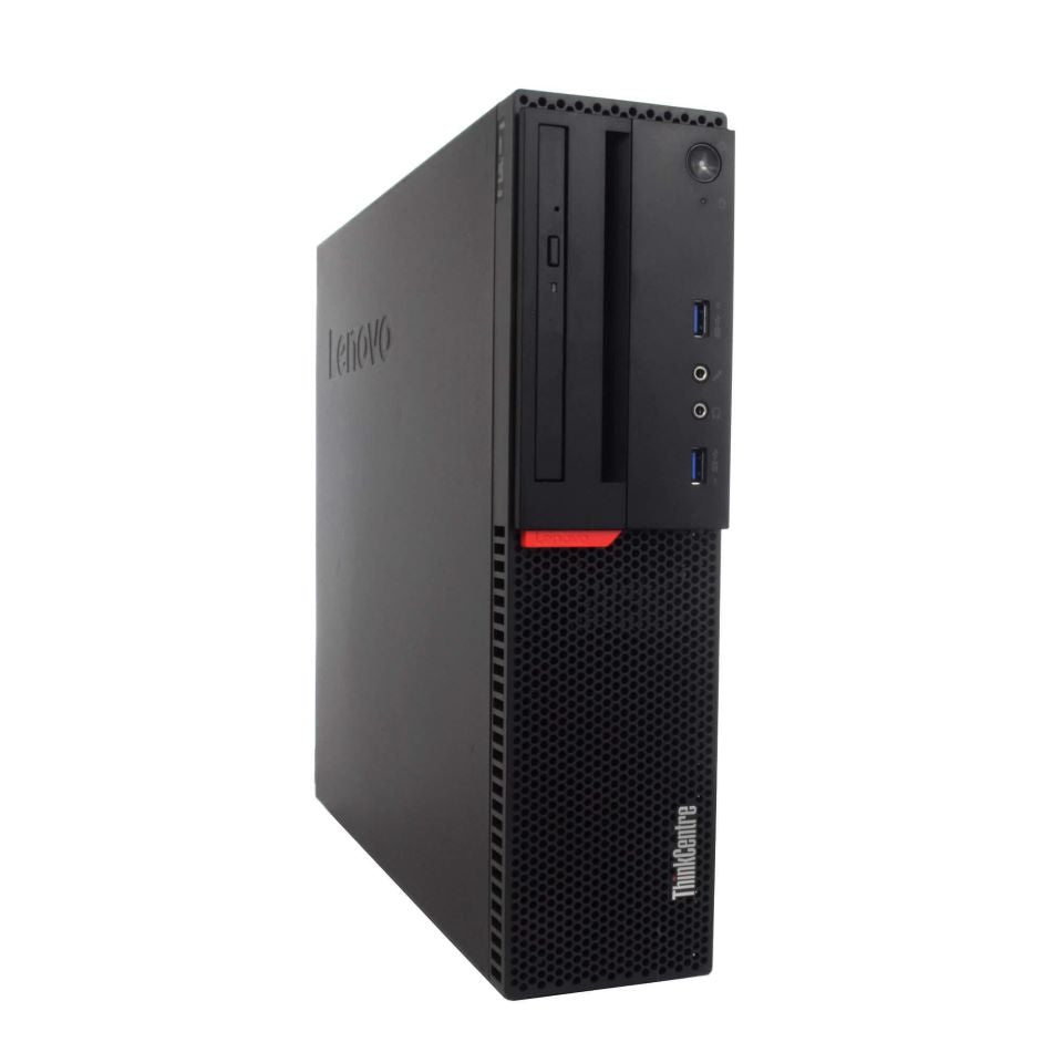 Discount PC - front view of Lenovo ThinkCentre M900 SFF i5 Desktop.