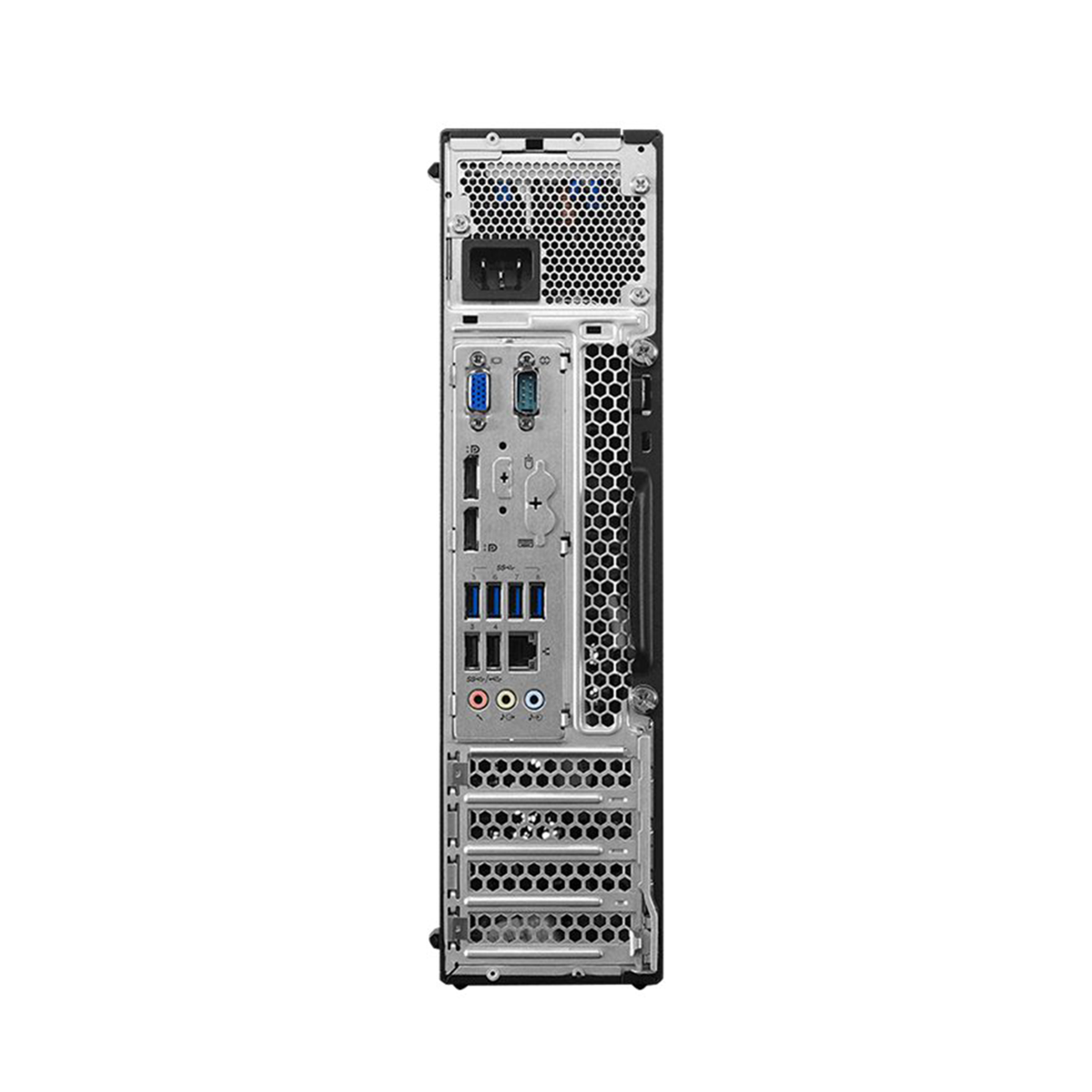 Discount PC - back-facing view of the Lenovo ThinkCentre M900 i5 Small Form Factor desktop