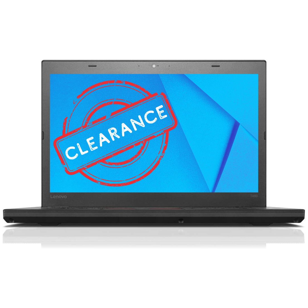 Discount PC - Front-facing view of Lenovo T460 Laptop - On Clearance!